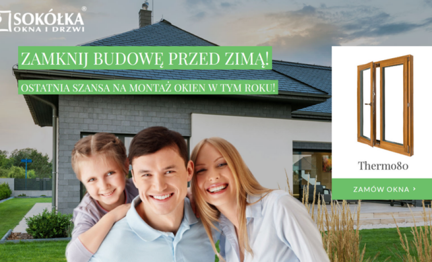Promocja na okna i drzwi Thermo 80 Sokółka Okna i Drzwi