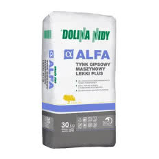 ALFA - tynk gipsowy maszynowy lekki PLUS 