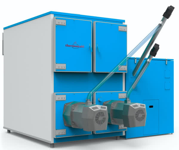 EKOPLEX MAX - ekologiczne kotły grzewcze dużych mocy (80-1000 kW) do spalania pelletu - 5 klasy