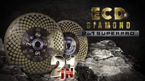 Tarcza diamentowa ECD 2in1