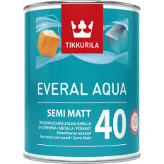 Półmatowa emalia akrylowa Tikkurila Everal Aqua Semi Matt 40