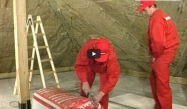 Rockwool - ocieplenie poddasza skalną wełną mineralną
